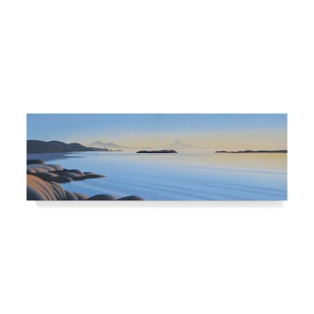 Ron Parker 'Uplands Beach Dawn' Canvas Art,10x32